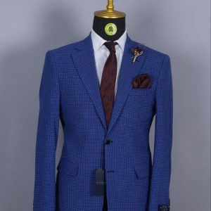 Blazer Bleu Motif 3