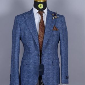 Blazer Bleu Motif 4