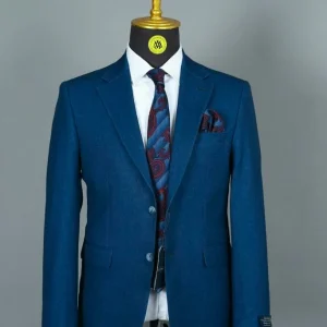 Blazer Bleu Motif 5