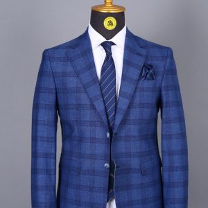 Blazer Bleu Motif 6