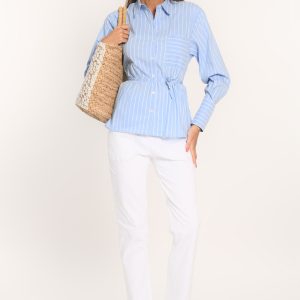 CHEMISE - AUSTIN - BLEU