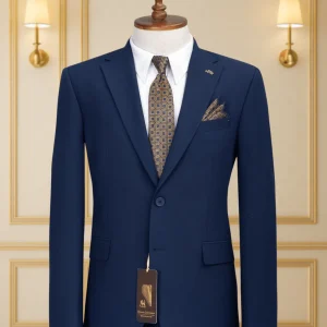 Costume 2 Pieces bleu marine deux boutons 6