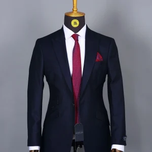 Costume 2 Pièces Bleu Nuit Motif V.I.P