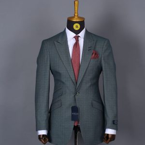 Costume 2 Pièces Vert Motif V.I.P