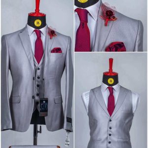 Costume 3 Pieces Blanc Argile