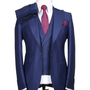 Costume 3 Pieces Bleu Turquin