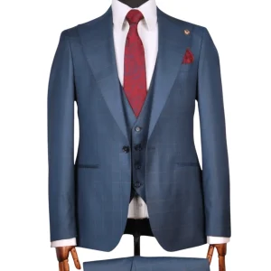 Costume 3 Pieces Bleu V.I.P