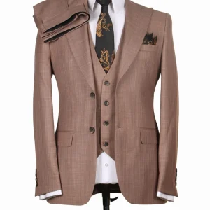 Costume 3 Pieces Marron Clair