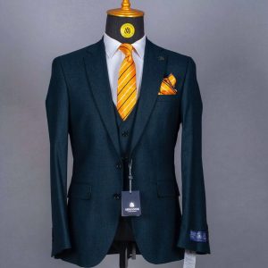 Costume 3 Pieces Vert Nuit