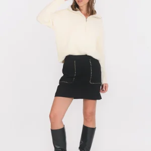 JUPE COURTE - BROOKLYN - NOIR