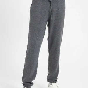 Pantalon homme en cachemire gris anthracite - LUKE 7