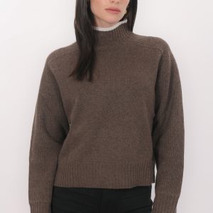 PULL COL MONTANT - BART - CHOCOLAT