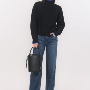 PULL COL MONTANT - BART - NOIR