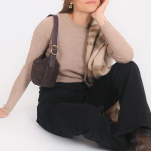 PULL RAS DE COU - B-OLYMPE - CAMEL