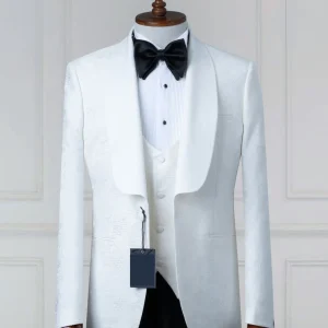 Smoking  3 Pieces Blanc Noir V.I.P  3