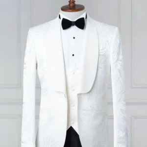 Smoking  3 Pieces Blanc Noir V.I.P  4