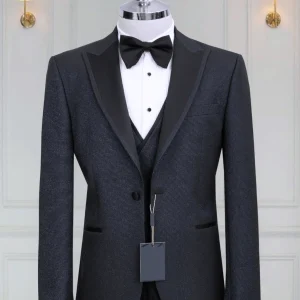 Smoking 3 Pièces Bleu 5