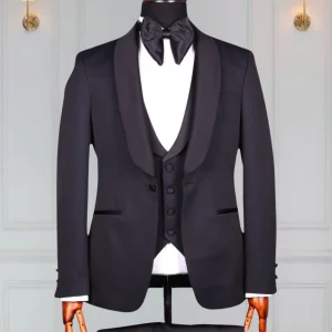 Smoking 3 Pièces Bleu V.I.P 4