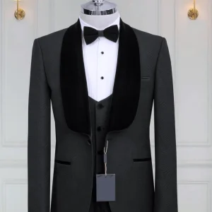 Smoking 3 Pièces Noir 8