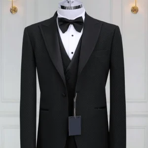 Smoking 3 Pièces Noir 9