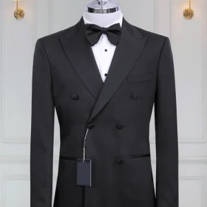 Smoking Croisé Noir 7