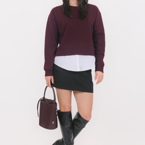 T-SHIRT - BISTA - BORDEAUX