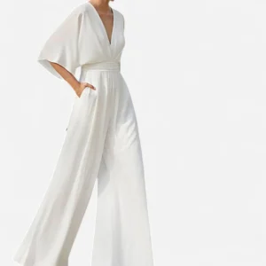 Lena - Combinaison élégante à décolleté en V pour un style chic