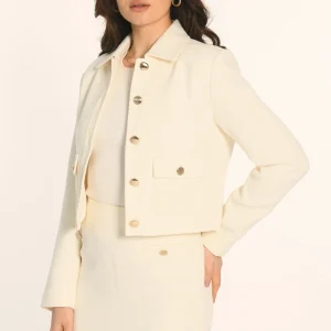 VESTE TWEED - CRÈME - ANNETTE